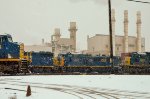 CSX Locomotives in the Yard